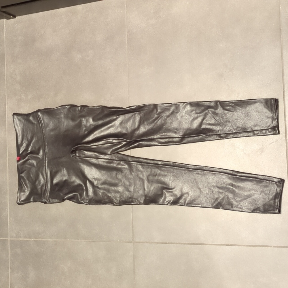 Spanx Faux Leather Leggings black size S/P